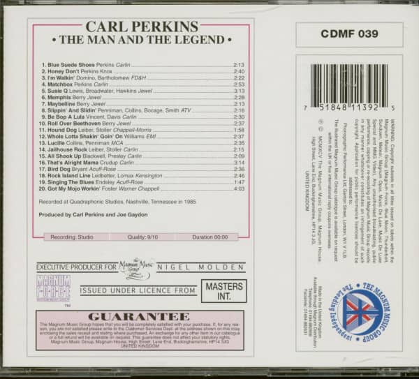 The Man And The Legend (CD)
