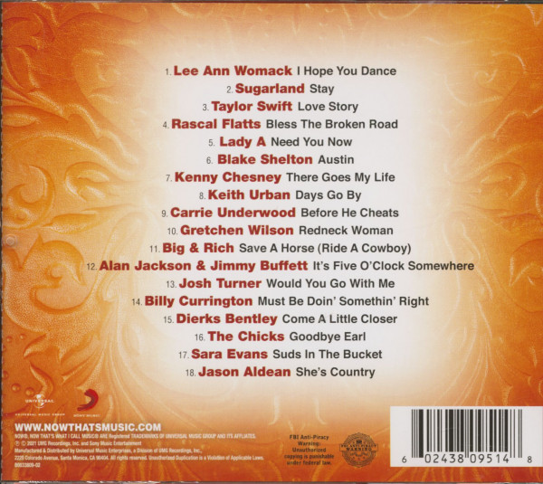 Now That's What I Call Country Classics 00s (CD)