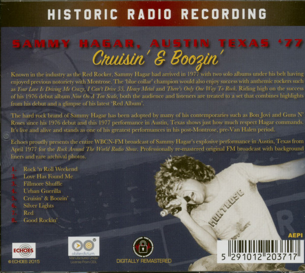 Austin, Texas 1977 - Cruisin And Boozin' (CD)