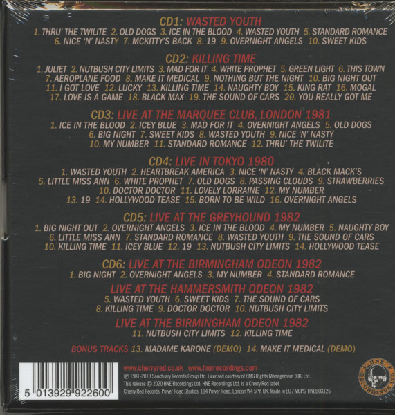 Wasted Youth (6-CD Box Set)