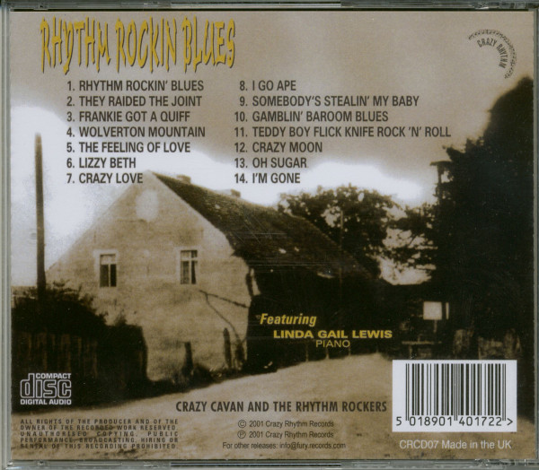 Rhythm Rockin Blues (CD, featuring Linda Gail Lewis)
