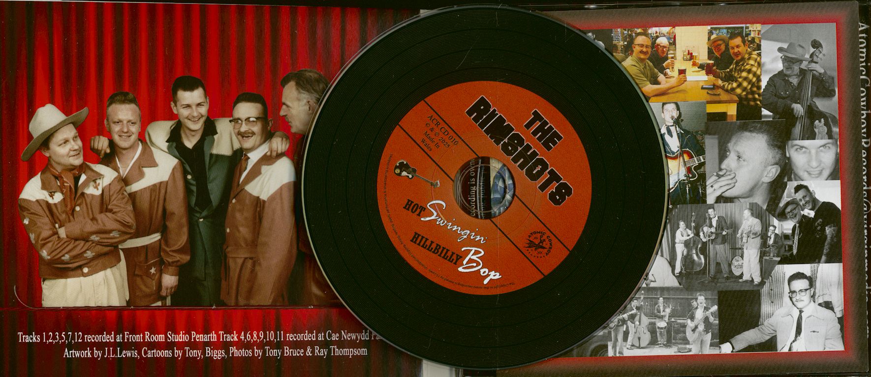 The Rimshots CD: Hot Swingin' Hillbilly Bop (CD) - Bear Family Records