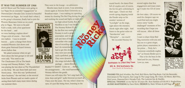 Live At The Red Dog A Go Go (CD)