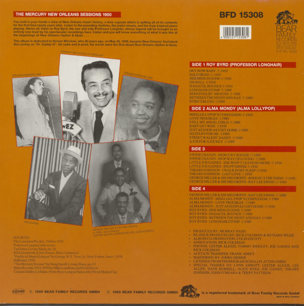 The Mercury New Orleans Sessions 1950 (2-LP)