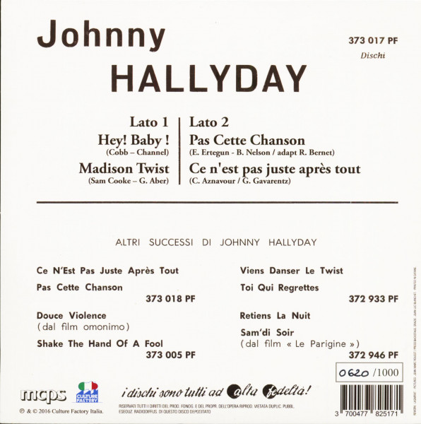 Hey Baby! - Madison Twist (7inch, EP, 45rpm, PS, SC, Red Vinyl, Ltd.)