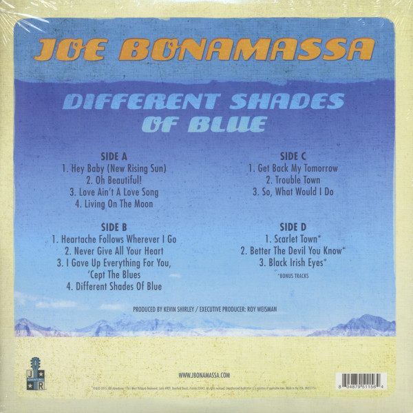 Different Shades Of Blue (2-LP, 180g Vinyl & Download Card)