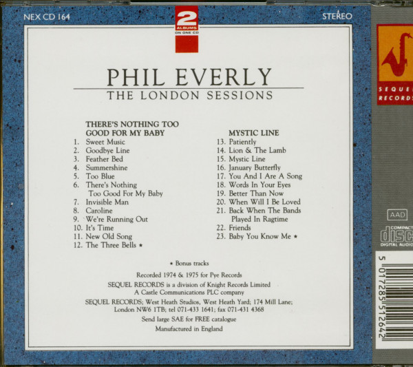 The London Sessions (CD)