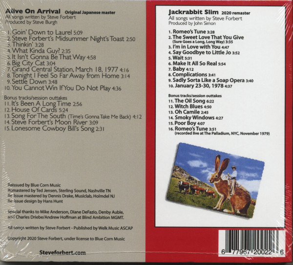 Jackrabbit Slim - Alive on Arrival (2-CD)