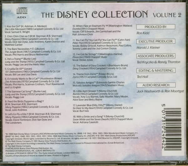 The Disney Collection Volume 2 (CD)