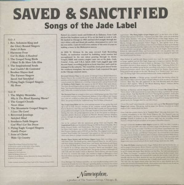 Saved And Sanctified - Songs Of The Jade Label (LP)