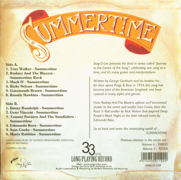 Summertime - Journey To The Center Of The Song Vol.3 (10inch LP)