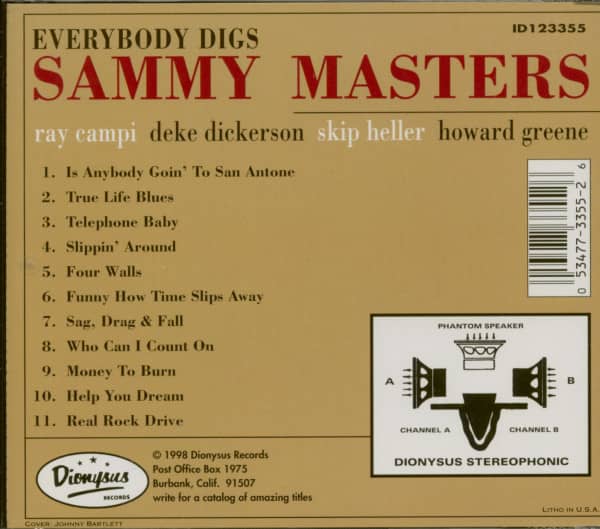 Everybody Digs Sammy Masters (CD)