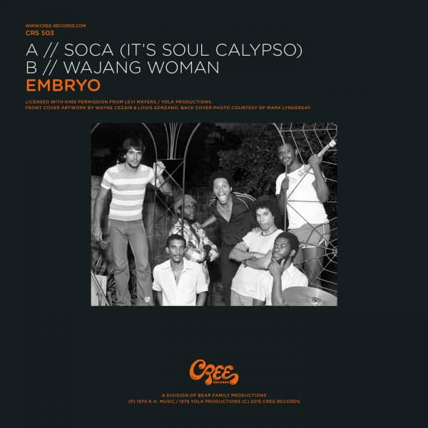 Soca (It's Soul Calypso) - Wajang Woman (7inch, 45rpm, Picture Sleeve, Limited Edition)