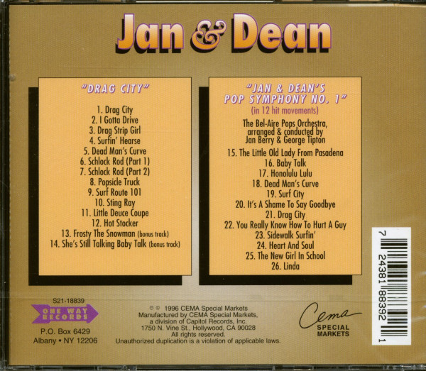 Drag City - Pop Symphony No.1 (CD)