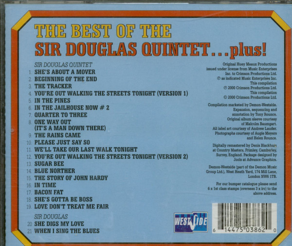 The Best Of The Sir Douglas Quintet (CD)
