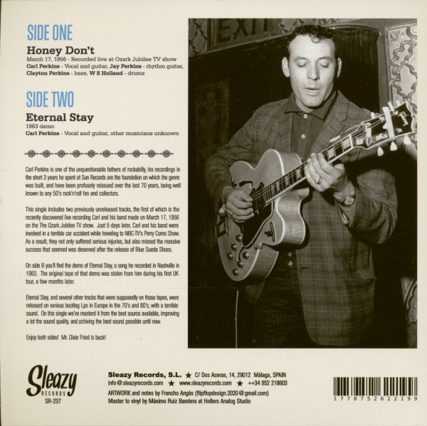 Honey Don't - Eternal Stay (7inch, 45rpm)