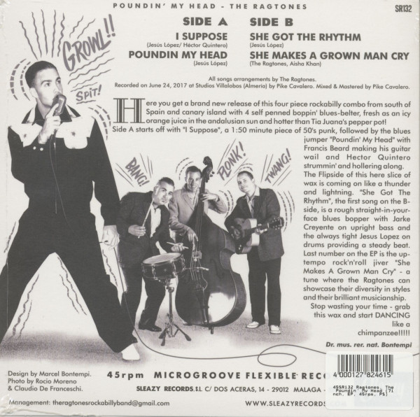 Poundin' My Head (7inch, EP, 45rpm, PS)