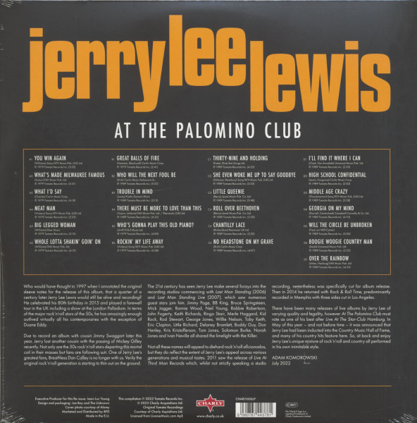 At The Palamino Club (2-LP, Hell-Fire Smoked Vinyl, Ltd)