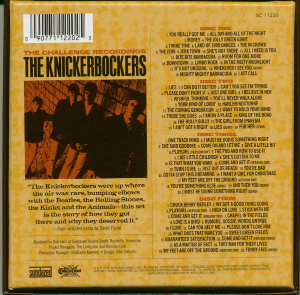 The Challenge Recordings - 4 CD Boxed Set