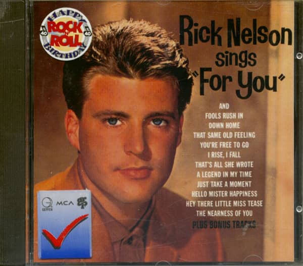Rick Nelson Sings ' For You ' plus bonus (CD) Rick Nelson Sings ' For You ' plus bonus (CD)