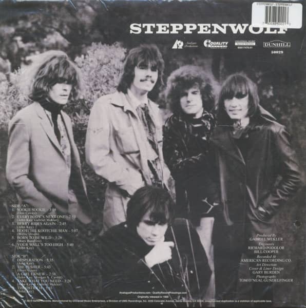Steppenwolf (LP, 180g Vinyl, Ltd.)