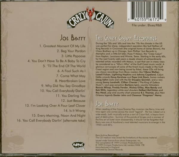 Crazy Cajun Recordings Vol.2 (CD)