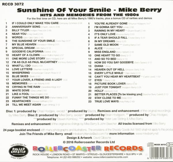 Sunshine Of Your Smile (2-CD)