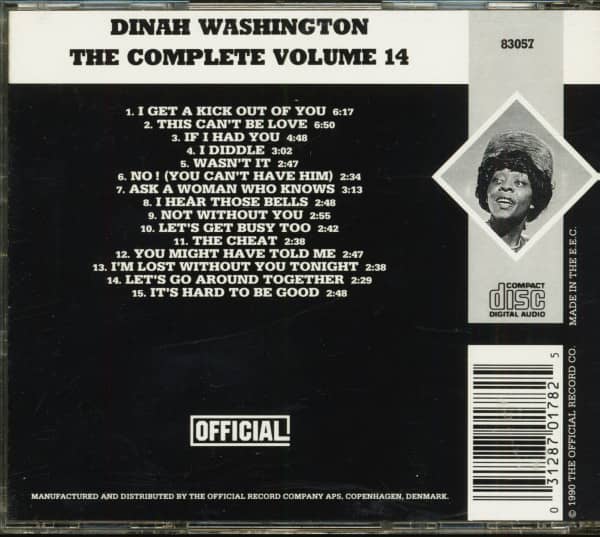 The Complete Dinah Washington Vol.14 (CD)