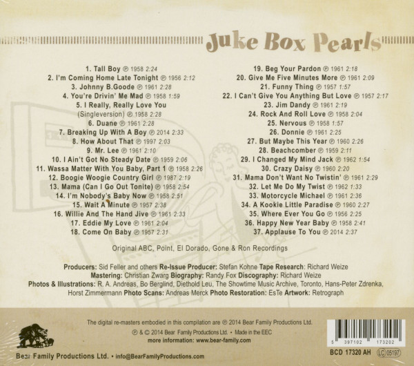 Boogie Woogie Country Girl - Juke Box Pearls (CD)