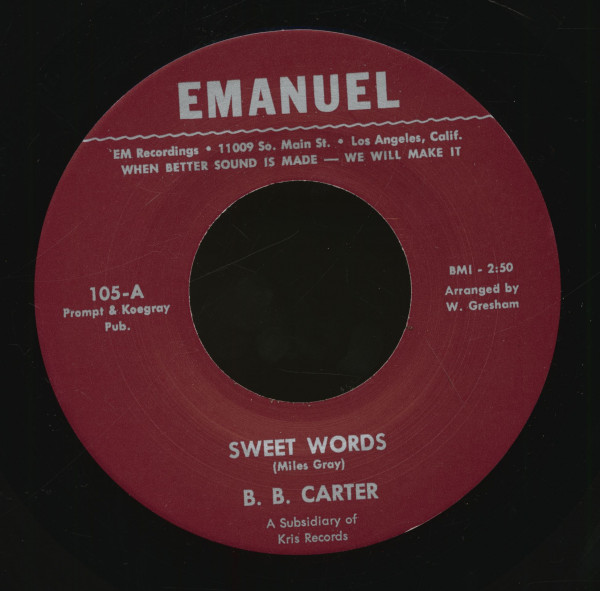 Sweet Words - Leave Me Alone (7inch, 45rpm) Sweet Words - Leave Me Alone (7inch, 45rpm)
