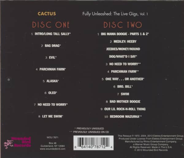 Fully Unleashed - The Live Gigs, Vol.1 (2-CD Set)