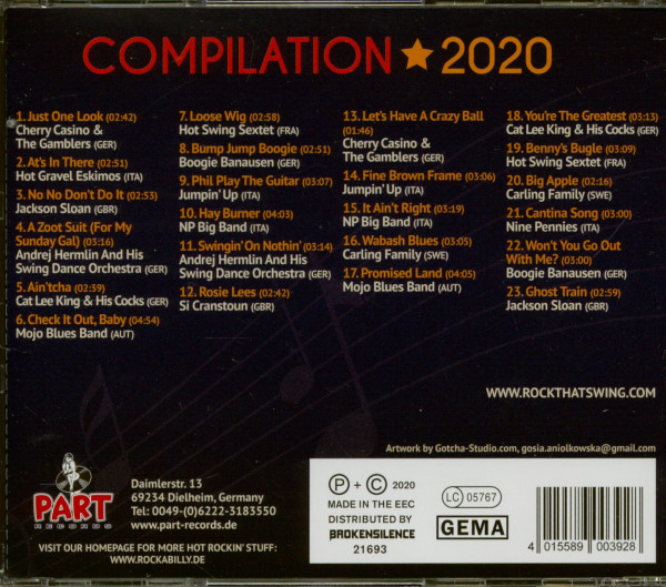 Rock That Swing Festival Compilation 2020 (CD)