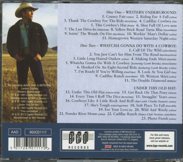 Western Underground - Whatcha Gonna Do With A Cowboy - Under This Old Hat (2-CD)