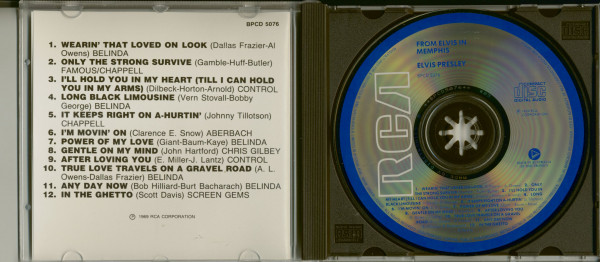 From Elvis In Memphis (CD)
