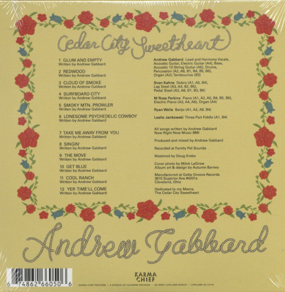 Cedar City Sweetheart (CD)