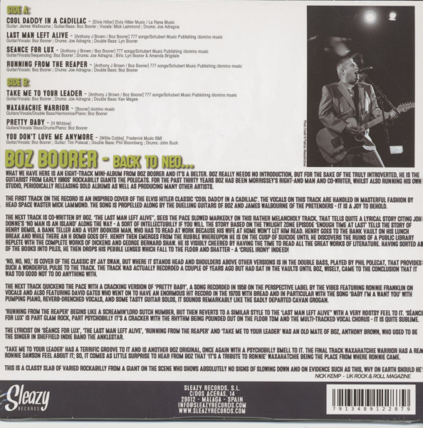 Back To Neo (LP, 10inch)