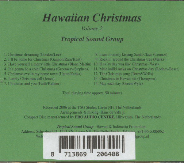 Hawaiian Christmas Vol.2 (CD)