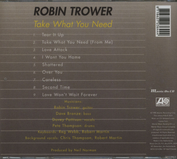 Take What You Need (CD)
