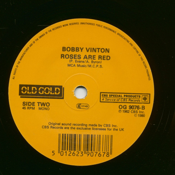 Baby Sittin' Boogie - Roses Are Red (7inch, 45rpm, SC)