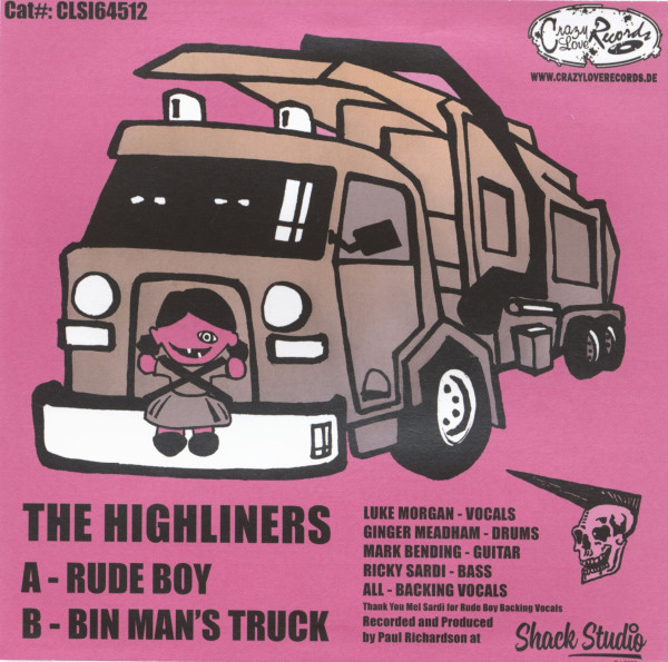 Rude Boy - Bin Man's Truck (7inch, 45rpm, colored Vinyl)