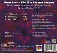 Preview: The 1971 Bremen Condert (CD) Preview: The 1971 Bremen Condert (CD)