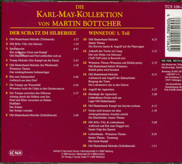 Schatz Im Silbersee - Winnetou 1. Teil (CD)