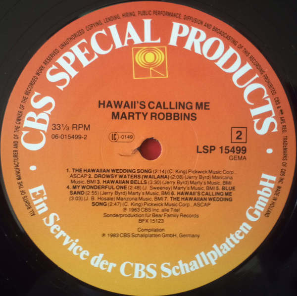Hawaii's Calling Me (LP)