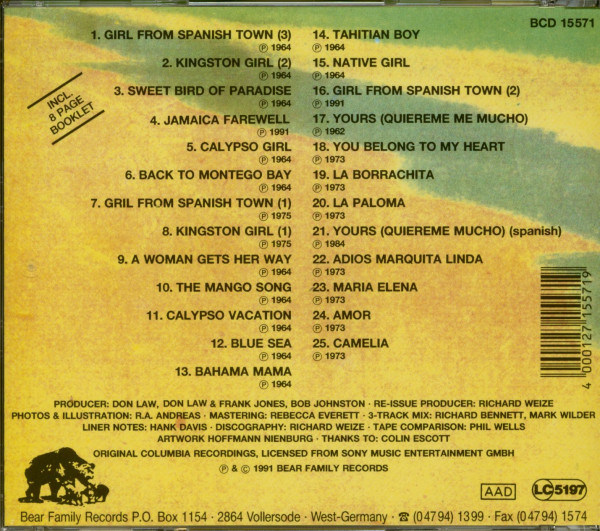 A Musical Journey To The Caribbean & Mexico (CD)