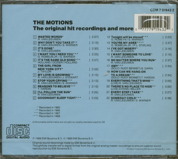 The Original Hit Recordings And More (CD)