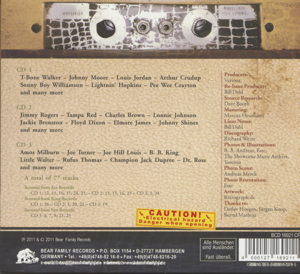 Vol.1 Electric Blues 1939 - 1954 (3-CD)