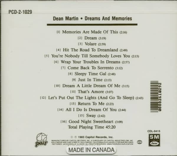 Dreams And Memories (CD)