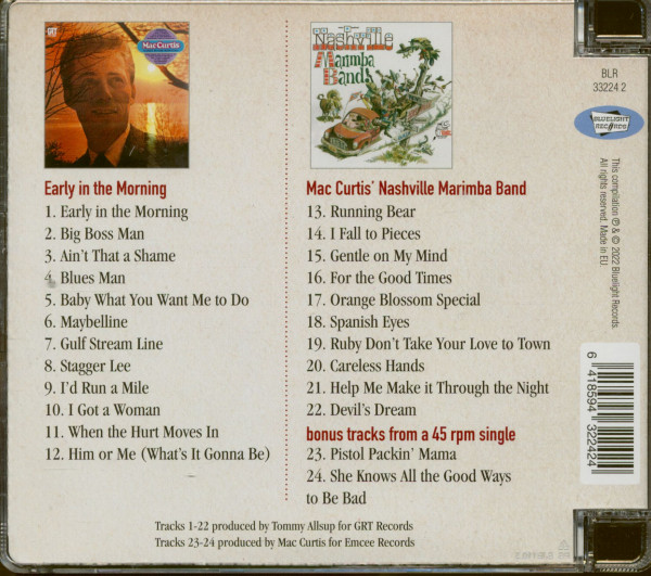 Early In The Morning - Nashville Marimba Band (CD)