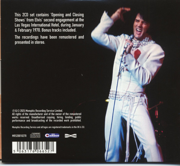Las Vegas - January Thru February 1970 (2-CD)
