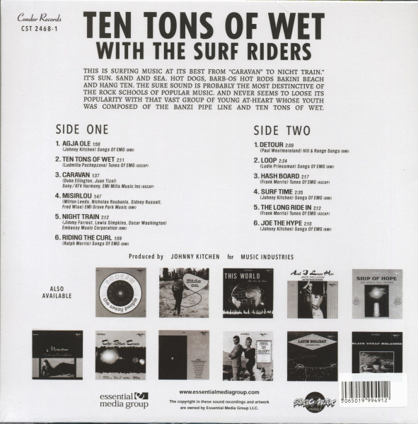 Ten Tons Of Wet (LP, colored Vinyl, Ltd.)